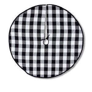 Nwt buffalo check Christmas tree skirt 48” holiday time